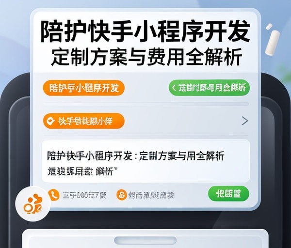 陪护快手小程序开发:定制方案与费用全解析