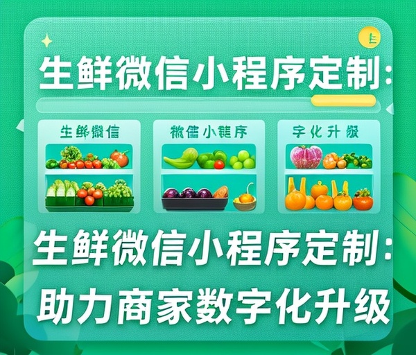 生鲜微信小程序定制:助力商家数字化升级